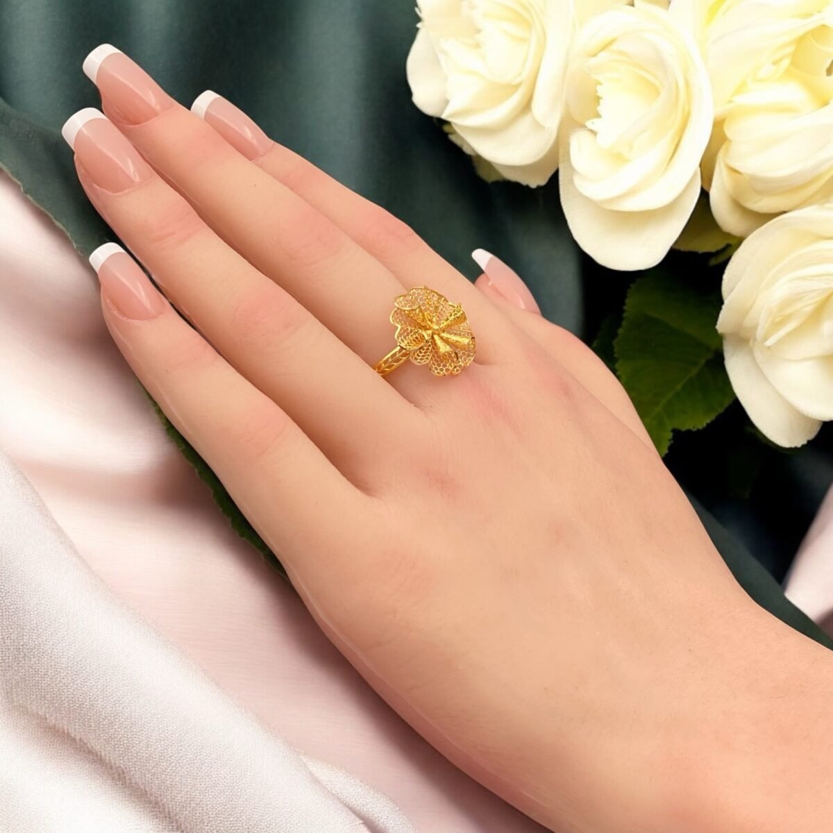 خاتم ذهب عيار 21 الوزن 2.53 جرام