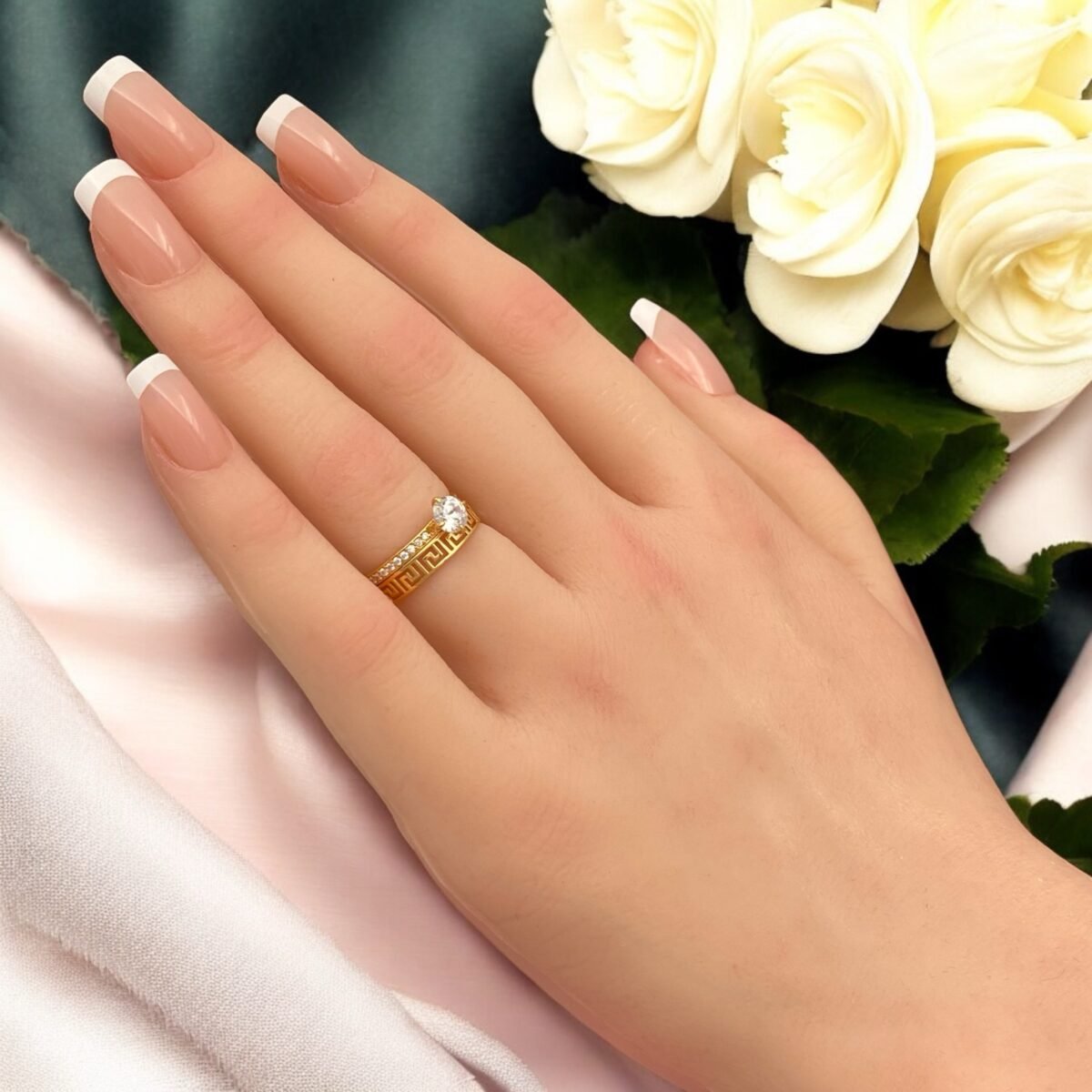 خاتم توينز ذهب عيار 21 الوزن 2.73 جرام