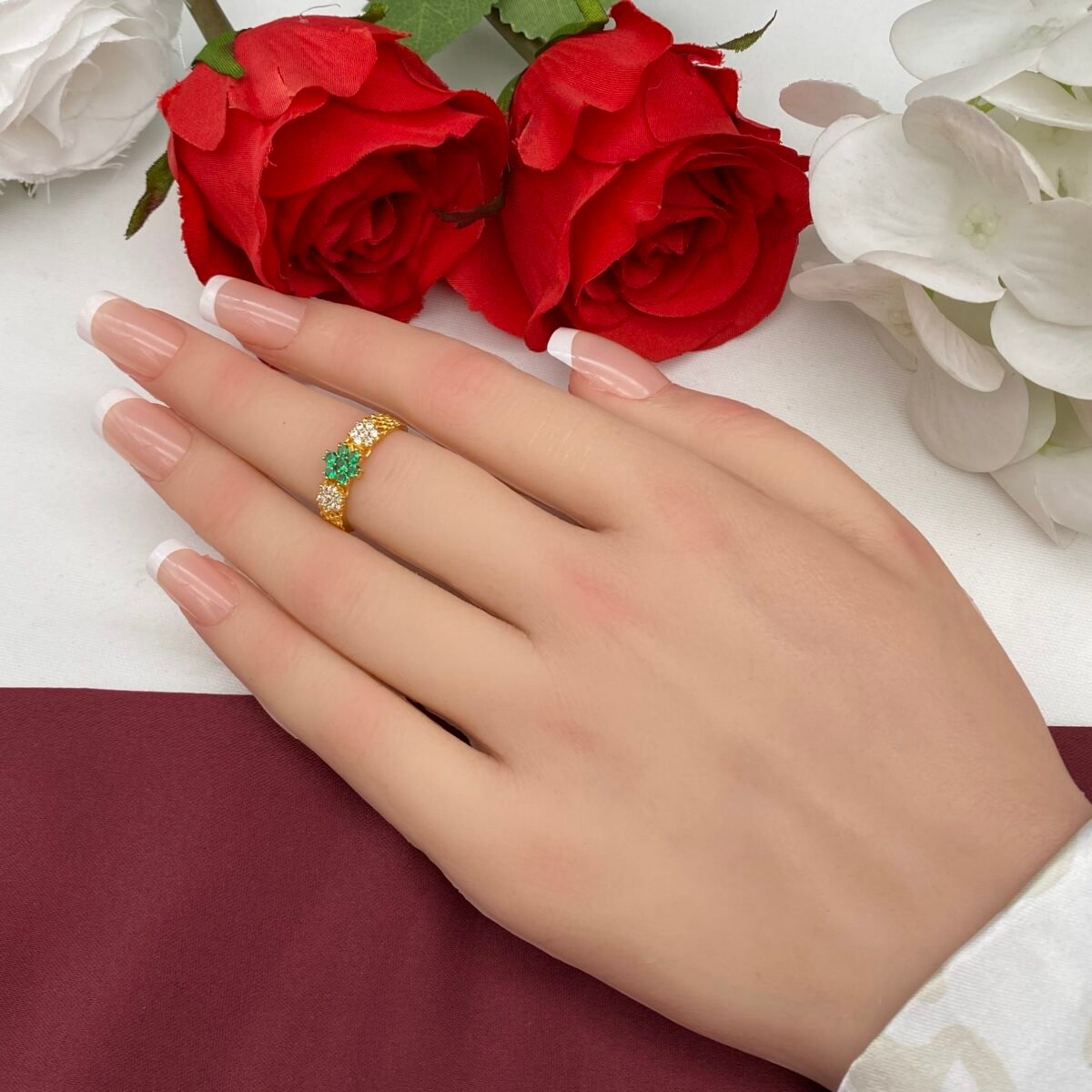 خاتم ذهب عيار 21 الوزن 2.1 جرام