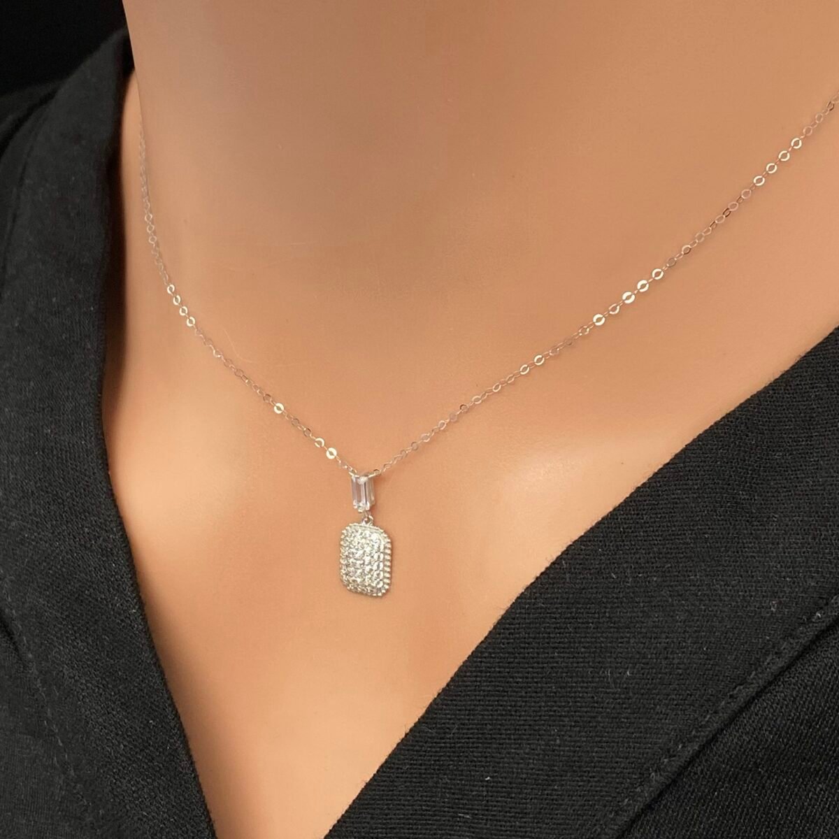 ⁦عقد ذهب عيار 18 الوزن 0.76 جرام⁩ - الصورة ⁦3⁩