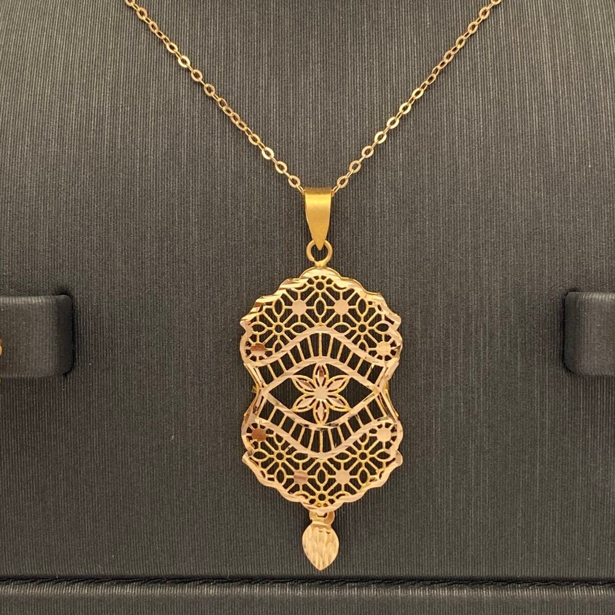 ⁦نصف طقم ذهب عيار 21 الوزن 4.53 جرام⁩ - الصورة ⁦4⁩