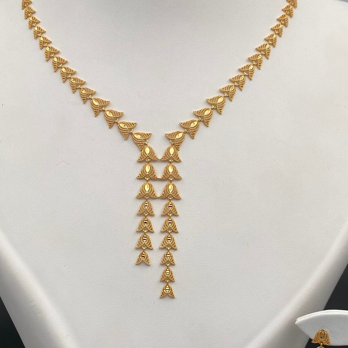 ⁦طقم ذهب عيار 21 الوزن 20.26 جرام⁩ - الصورة ⁦2⁩