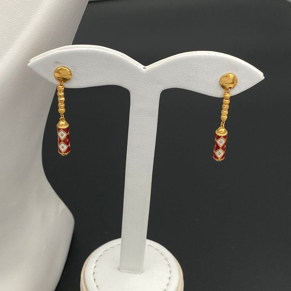 ⁦طقم ذهب عيار 21 الوزن 23.98 جرام⁩ - الصورة ⁦3⁩