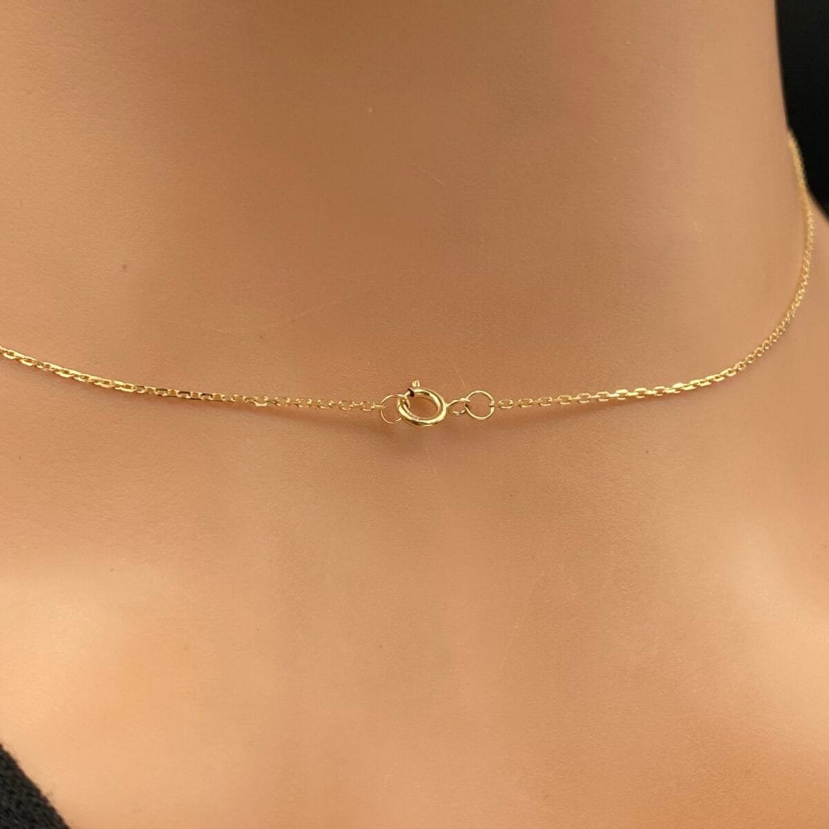 ⁦عقد ذهب عيار 18 الوزن 2.97 جرام⁩ - الصورة ⁦2⁩