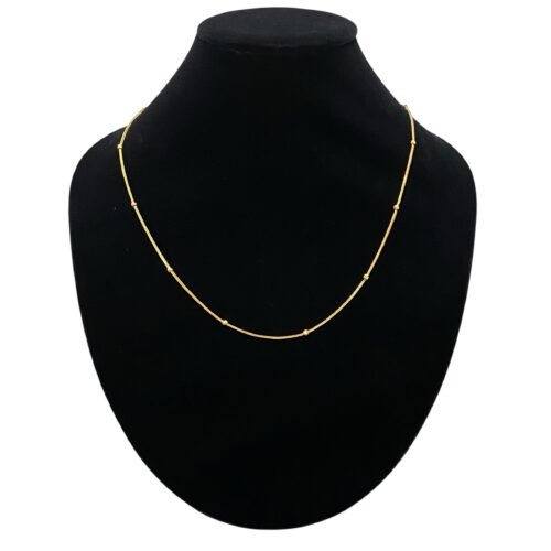 سلسال ذهب عيار 21 الوزن 2.96 جرام