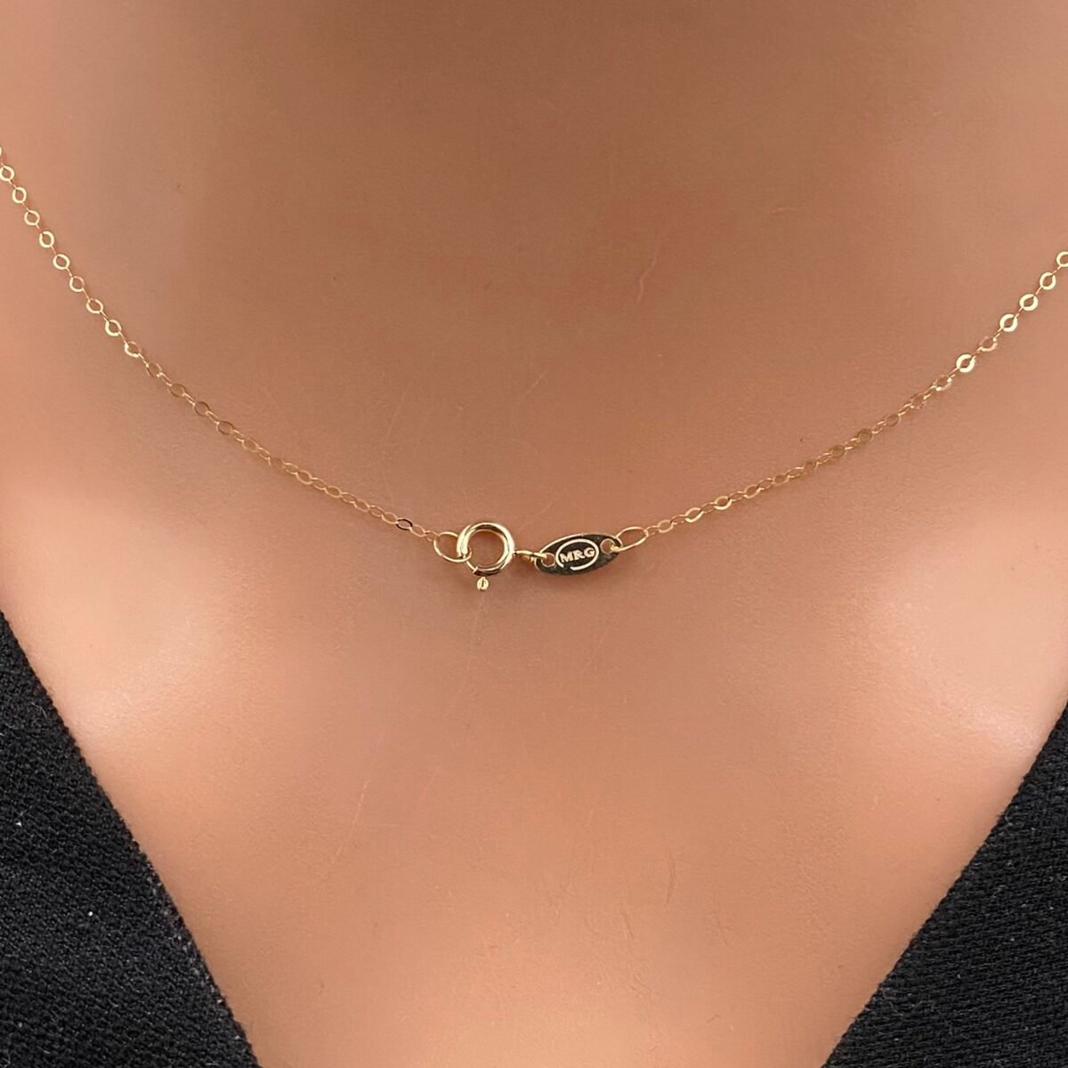 ⁦عقد ذهب عيار 18 الوزن 0.72 جرام⁩ - الصورة ⁦5⁩