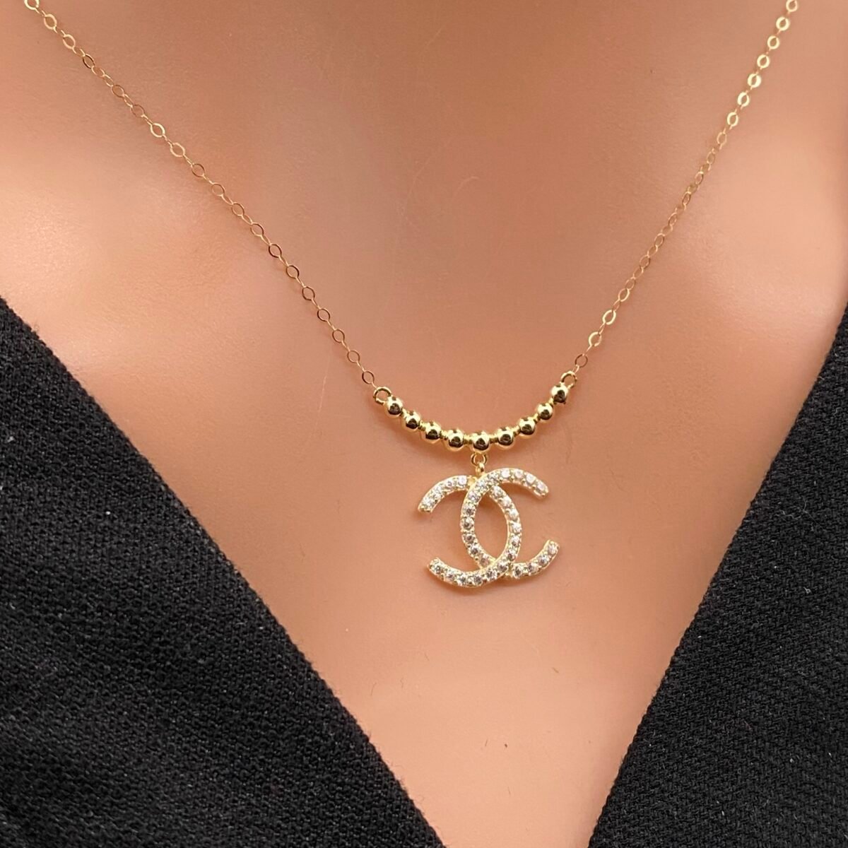 ⁦عقد ذهب عيار 18 الوزن 0.76 جرام⁩ - الصورة ⁦4⁩