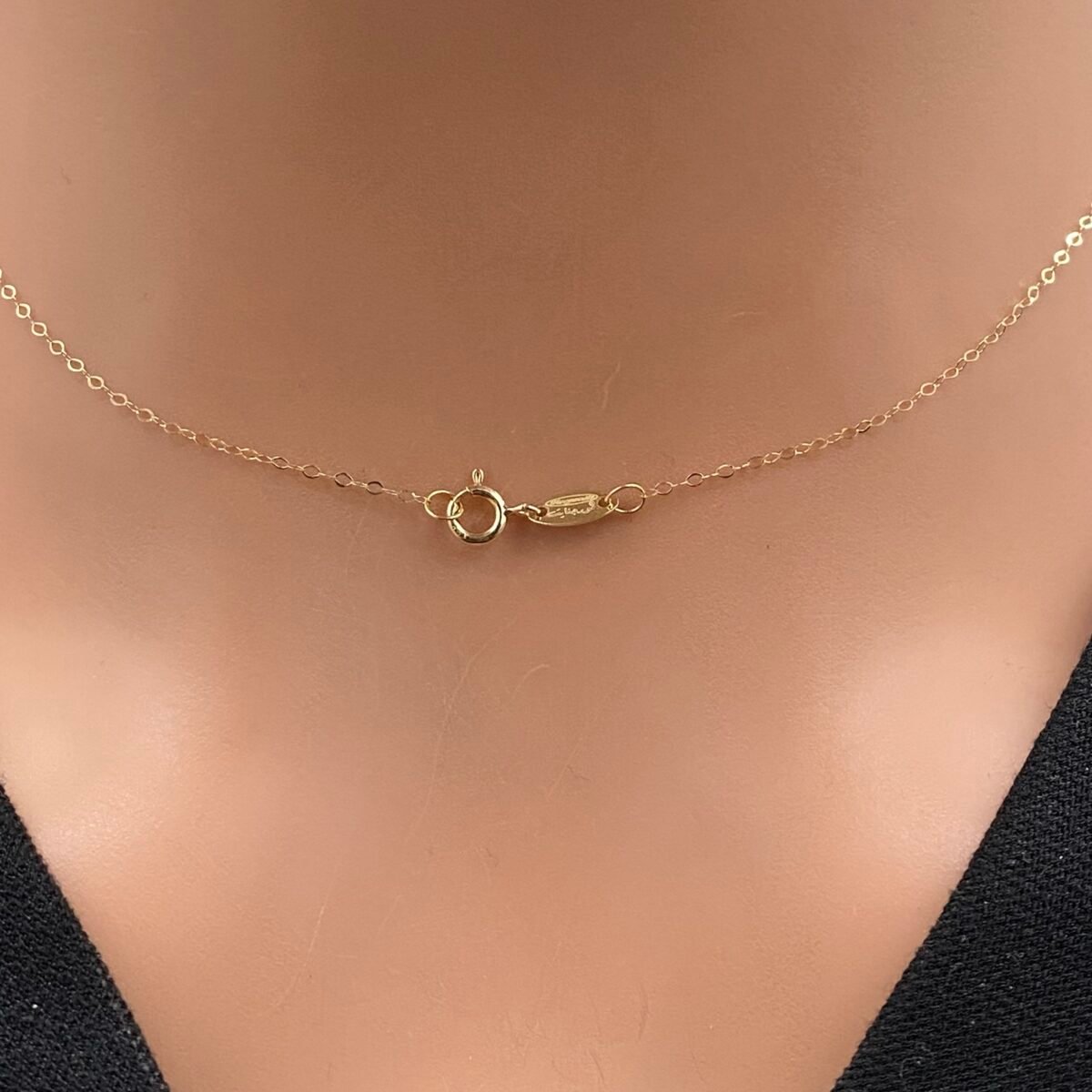 ⁦عقد ذهب عيار 18 الوزن 0.75 جرام⁩ - الصورة ⁦5⁩