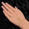 كف ذهب عيار 21 وزن 3.1 جرام تصميم عصري راقي يناسب جميع الأذواق والمناسبات من معارض قمة زاوية الشفاء للذهب والمجوهرات بالرياض