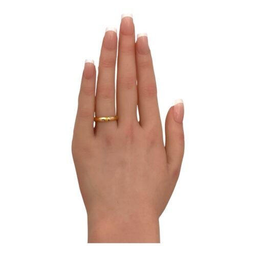 دبله ذهب عيار 21 الوزن 1.49 جرام