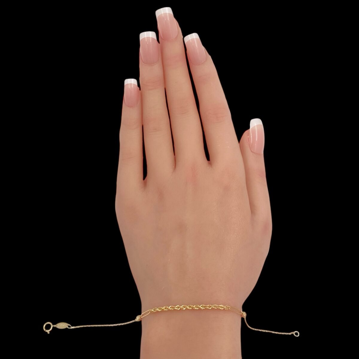 ⁦اسواره ذهب عيار 18 الوزن 0.96 جرام⁩ - الصورة ⁦4⁩