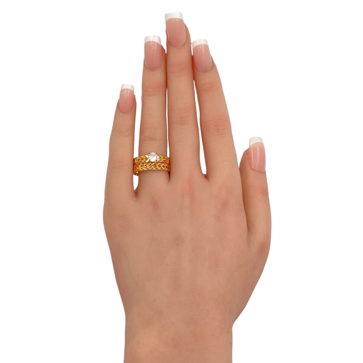 تونز ذهب عيار 21 الوزن 3.49 جرام