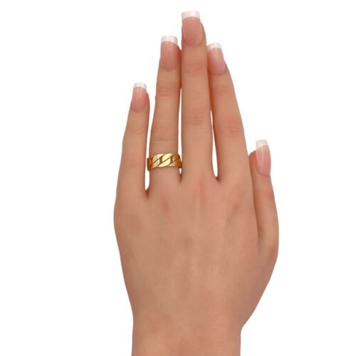 دبله ذهب عيار 18 الوزن 2.12 جرام