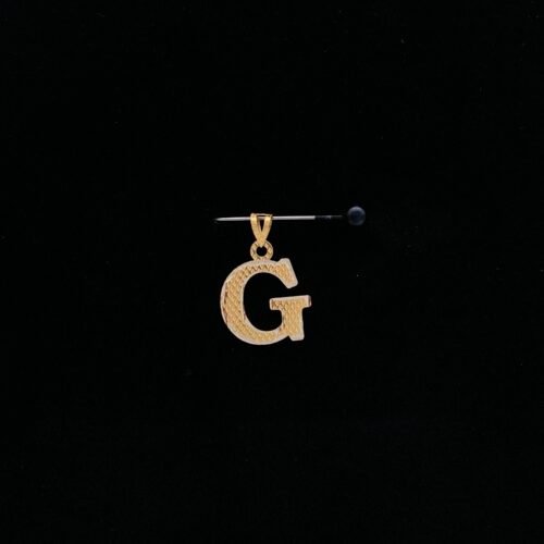حرف G ذهب عيار 18 الوزن 0.28 جرام