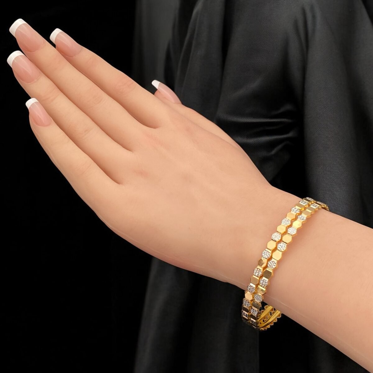 ⁦غويشه ذهب عيار 21⁩ - الصورة ⁦4⁩