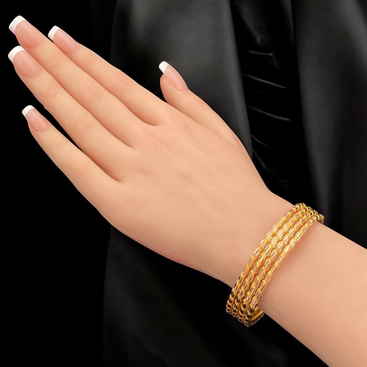 ⁦غويشه ذهب عيار 21⁩ - الصورة ⁦2⁩
