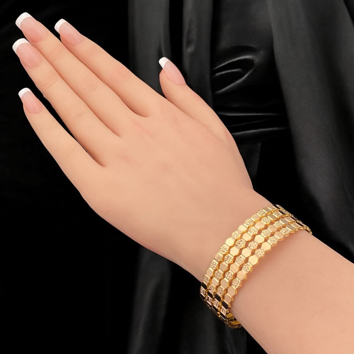 ⁦غويشه ذهب عيار 21⁩ - الصورة ⁦2⁩