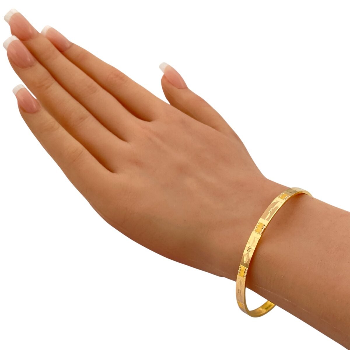 غويشة ذهب عيار 21