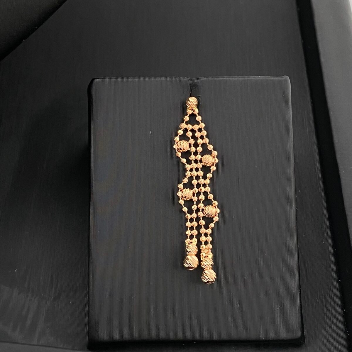 ⁦طقم ذهب عيار 21 الوزن 13.53 جرام⁩ - الصورة ⁦4⁩