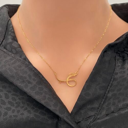 عقد ذهب عيار 21 الوزن 1.74 جرام