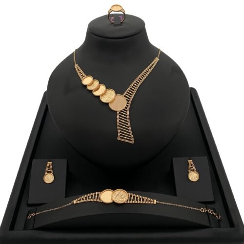 طقم ذهب عيار 21 الوزن 26.49 جرام