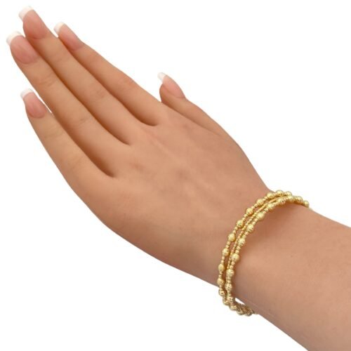 أسوارة هيفاء ذهب عيار 18 الوزن 9.17 جرام