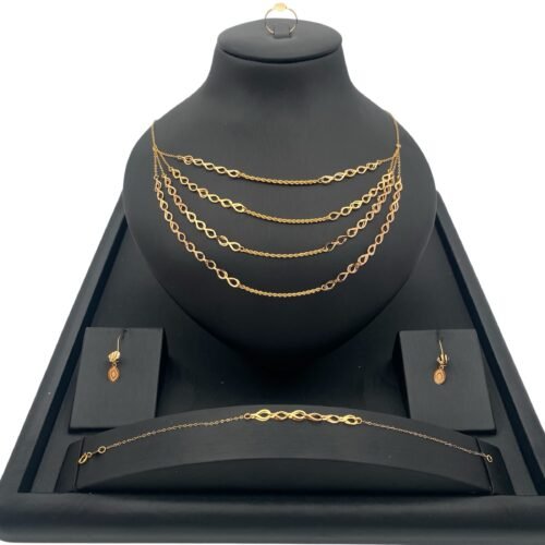 طقم ذهب عيار 21 الوزن 5.31 جرام