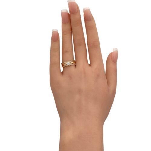 توينز ذهب عيار 18 الوزن 3.51 جرام