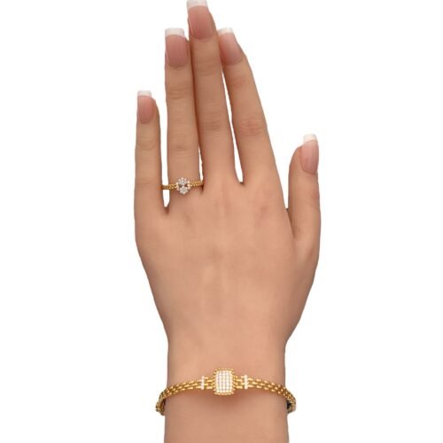 اسواره وخاتم ذهب عيار 21 الوزن 8.06 جرام