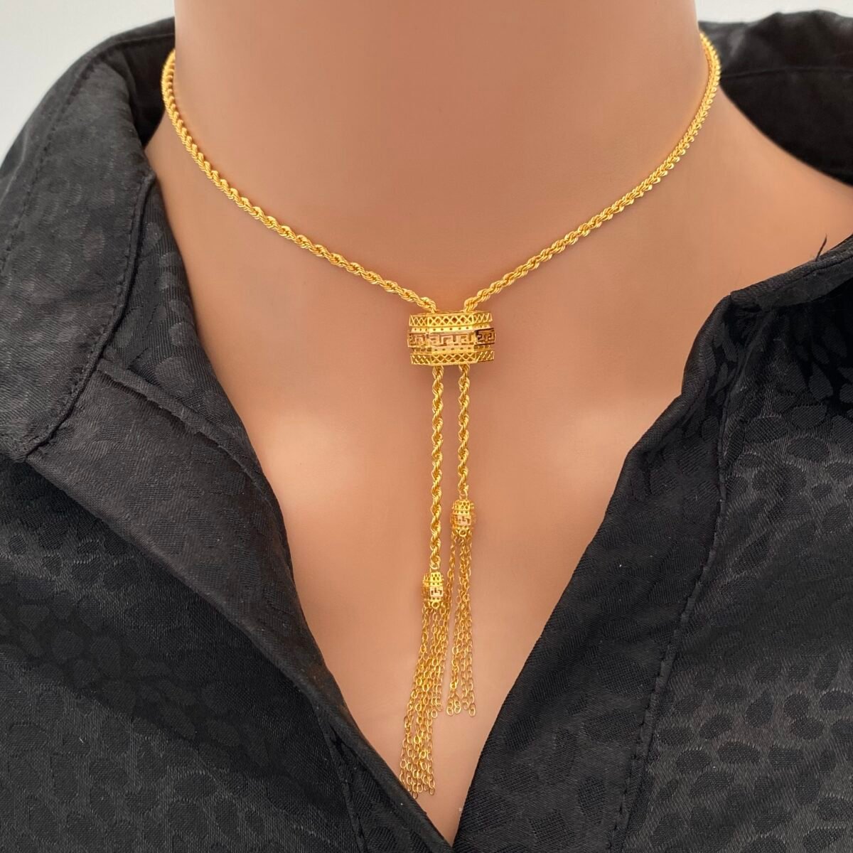 سبحه ذهب عيار 21 الوزن 6.28 جرام
