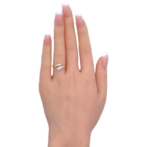 خاتم ذهب عيار 18 الوزن 1.01 جرام