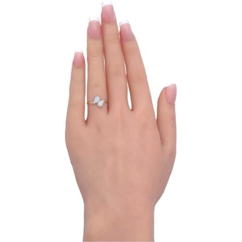 خاتم ذهب عيار 18 الوزن 0.86 جرام