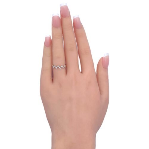 خاتم ذهب عيار 18 الوزن 0.87 جرام