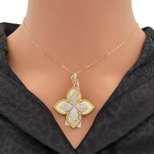 عقد ذهب عيار 18 الوزن 9.70 جرام