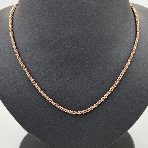 عقد وسواره ذهب عيار 18 الوزن 18.76 جرام