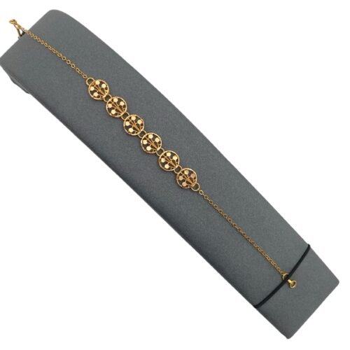 اسوارة ذهب عيار 21 الوزن 3.48 جرام