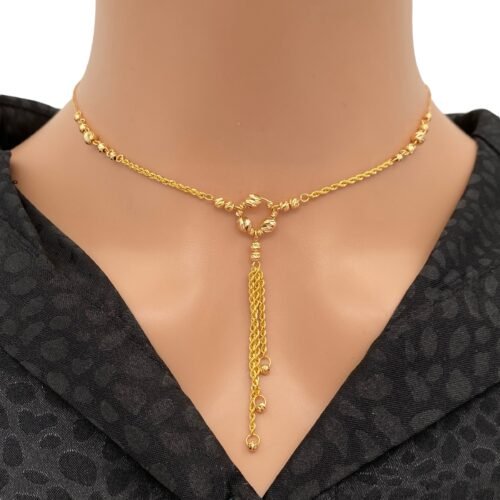 سبحه ذهب عيار 21 الوزن 3.91 جرام