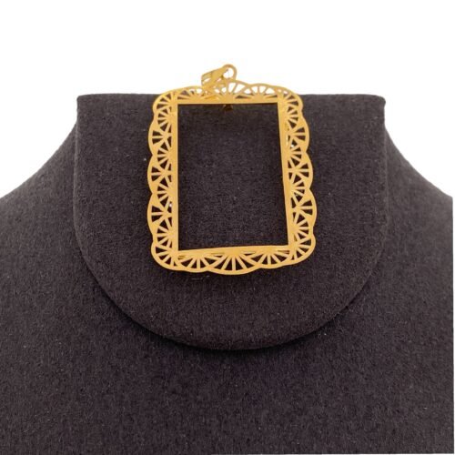 تعليقه ذهب عيار 21 الوزن 1.14 جرام