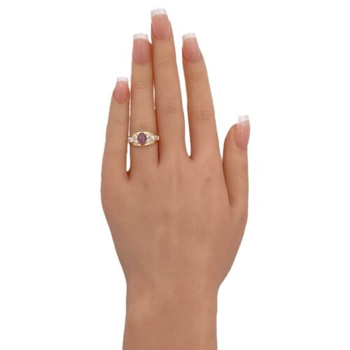خاتم ذهب عيار 18 الوزن 2.65 جرام