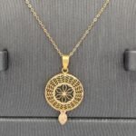 ⁦نصف طقم ذهب عيار 21 الوزن 3.65 جرام⁩ - الصورة ⁦5⁩