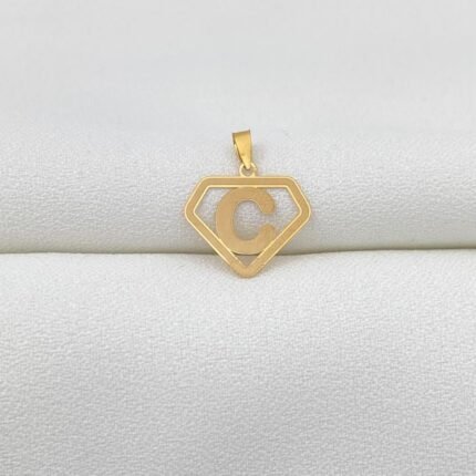 تعليقه حرف C ذهب عيار 18 الوزن 0.3 جرام