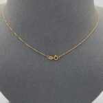 ⁦سلسال ذهب عيار 21 الوزن 0.89 جرام⁩ - الصورة ⁦2⁩