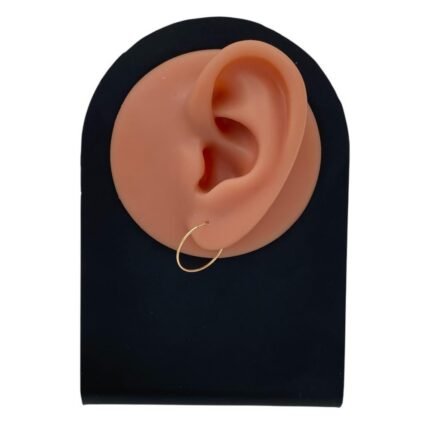 حلق ذهب عيار 18 الوزن 0.28 جرام