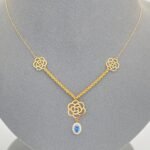 ⁦عقد ذهب ناعم عيار 21 وزن 1.69 جم يسحر الجميع ويمنحك تميزاً⁩ - الصورة ⁦4⁩