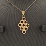 ⁦نصف طقم ذهب عيار 21 الوزن 4.77 جرام⁩ - الصورة ⁦3⁩