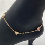 ⁦خلخال ذهب عيار 18 الوزن 3.22 جرام⁩ - الصورة ⁦3⁩