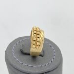 ⁦خاتم ذهب عيار 18 الوزن 3.24 جرام⁩ - الصورة ⁦2⁩