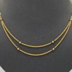 ⁦عقد ذهب عيار 18 الوزن 1.75 جرام⁩ - الصورة ⁦3⁩