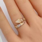 ⁦اسواره وخاتم ذهب عيار 18 الوزن 10.03 جرام⁩ - الصورة ⁦4⁩