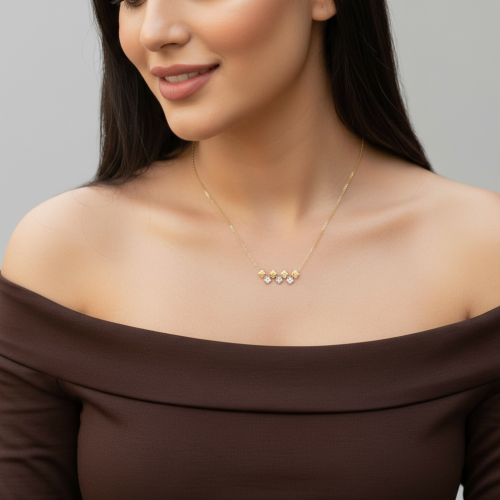 عقد ذهب عيار 18 الوزن 0.90 جرام عقد ذهب عيار 18 الوزن 0.90 جرام